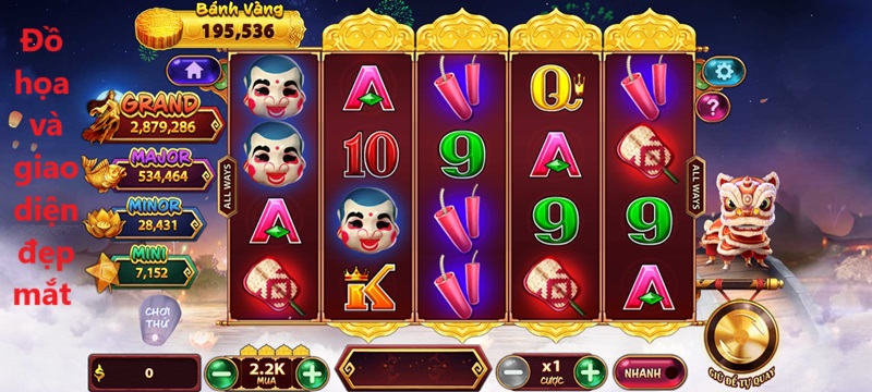 Nổ Hũ UK88 3 Đồ họa và giao diện đẹp mắt