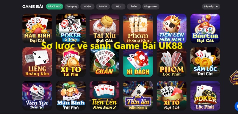 Game Bài UK88 1 Sơ lược về sảnh Game Bài UK88